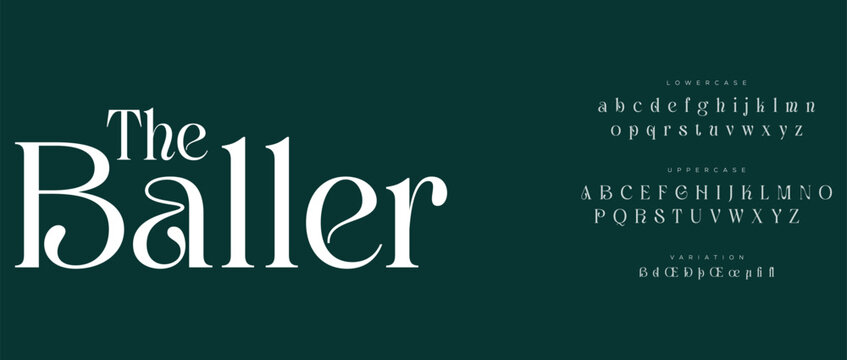 The Baller Typography Font Design