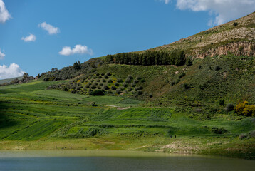 Obraz premium A beautiful landscape view of Beja in the north of Tunisia 