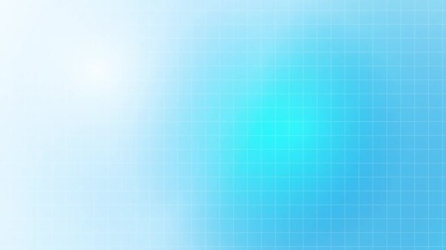 Clean Sky Blue and White Square Grid Mesh Background Animation