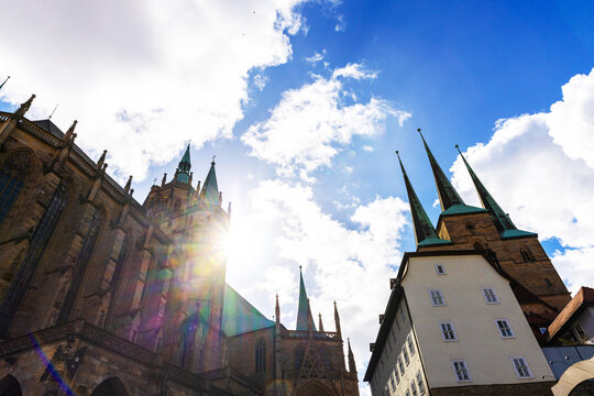 the historic churches of erfurt germany