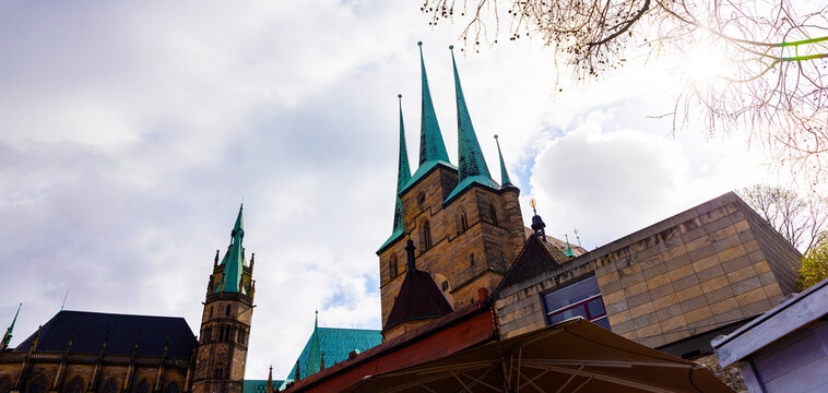 the historic churches of erfurt germany