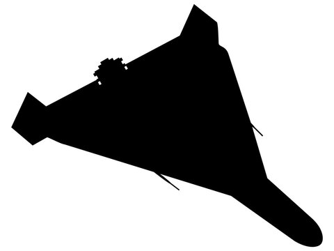 drone flying kamikaze, army shahed drone silhouette