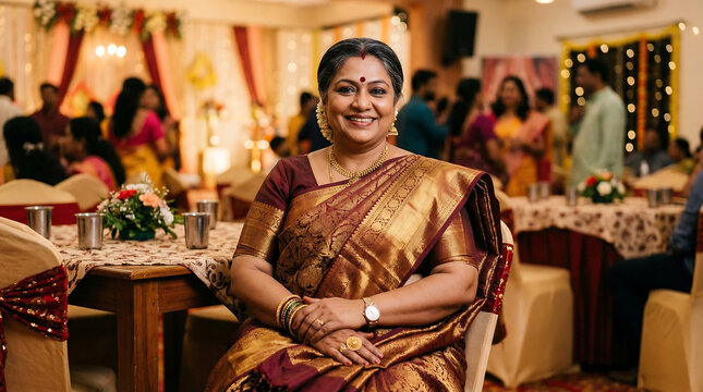 Full Figured South Asian Woman in 30s Applying Natural Ubtan or Turmeric Face Pack in Home Bathroom, Warm Home Light, Authentic Body Positive Indian Beauty Skincare Ritual