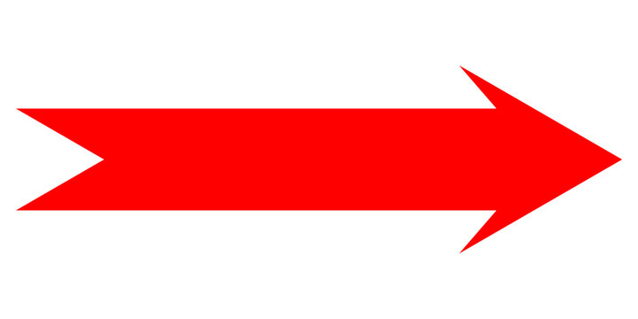 Short arrow vector icon. Isolated design element