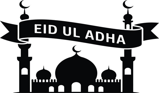 Islamic mosque architecture vector illustration featuring a dome and minaret silhouette as a travel landmark symbol of Arabic culture and religion in the city of Abu Dhabi