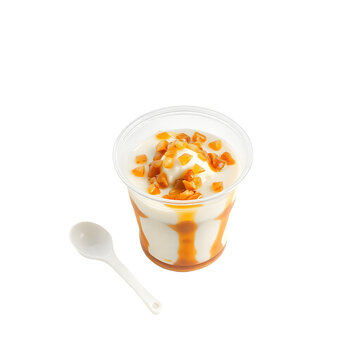 Traditional Filipino taho silken tofu with brown sugar syrup and sago pearls