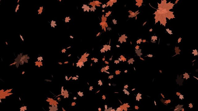 Autumn Leaves Overlay 01 &ndash; Orange Fall