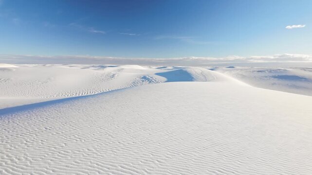 White Sands Dunes in White Sands National Park New Mexico