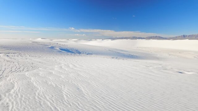 Alkali Flat Trail Hiking in White Sands National Park New Mexico