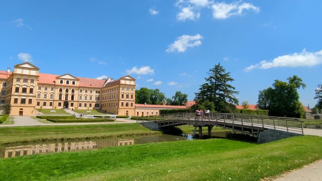 Jaromerice nad Rokytnou castle panorama baroque palace landmark Czech Republic landmark