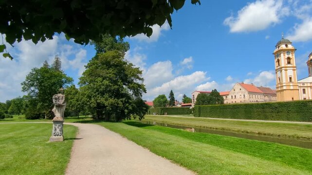 Jaromerice nad Rokytnou castle panorama baroque palace landmark Czech Republic landmark