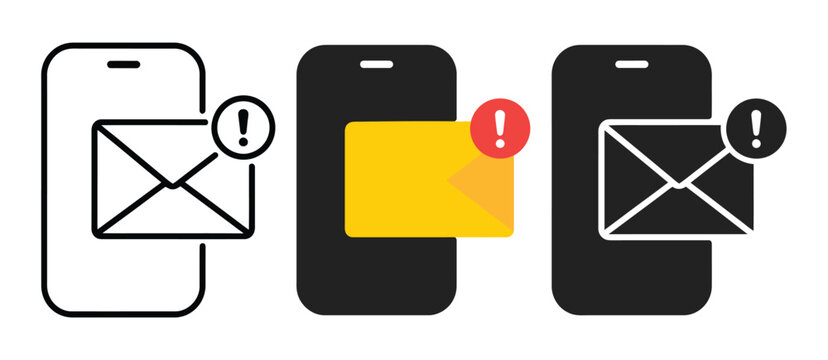 Scam alert icon, vector illustration of warning symbol for fraud detection, online scam protection, cybersecurity risk, and digital safety notifications for apps, websites, and security awareness 