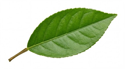 Fototapeta premium Lemon leaf isolated on white background
