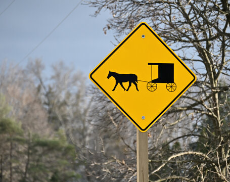 Amish Road Sign