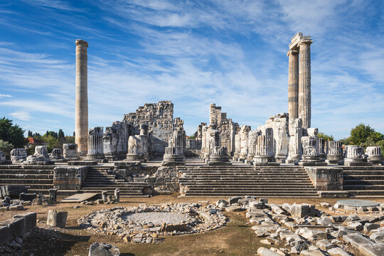 Ancient ruins in the town of Didim