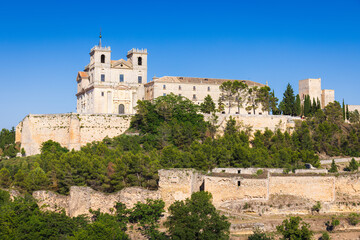 Obraz premium Inside and outside The Monastery of Uclés in Uclés, Cuenca, Spain