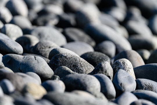 Whispering Stones: A Symphony of Smooth Coastal Calm