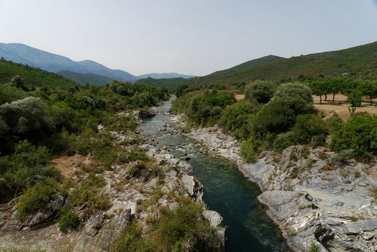 Korsika - Fluss Tavignano bei Altiani