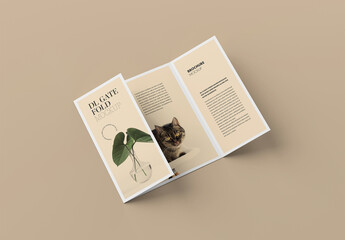 DL Gate Fold Mockup