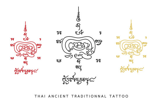 Yant Na Mo Put Tha Yha sacred talisman the balance of power, purity, and divine wealth.