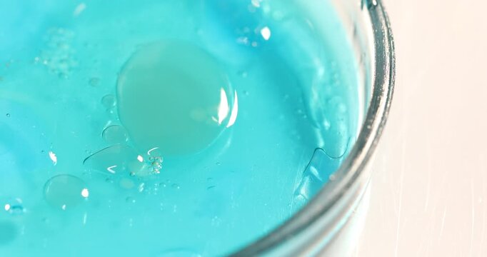 Biochemistry. Petri dish with samples on white background, closeup
