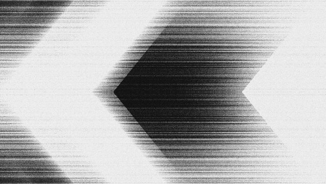 Abstract Black and White Motion Blur Chevron Background with Grainy Texture