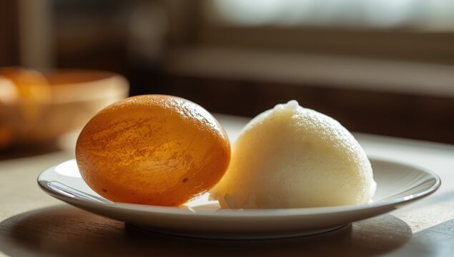 Dehydrated egg and tofu