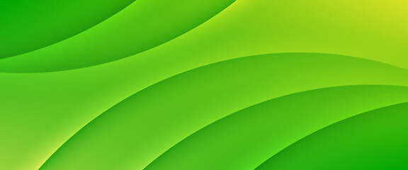 Minimal geometric background. Dynamic shapes composition. Modern Vibrant Green Abstract Wave Background, green background. vector illustration © adipati design