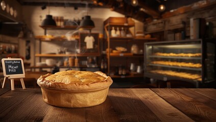 Fototapeta premium traditional meat pie treat