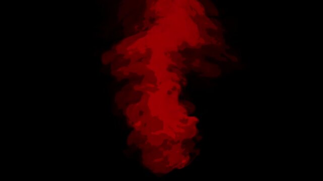 cartoon look fire smoke circle loop effects animation
