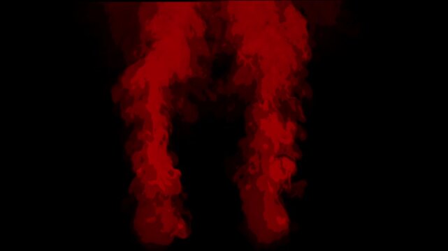 cartoon look fire smoke circle loop effects animation