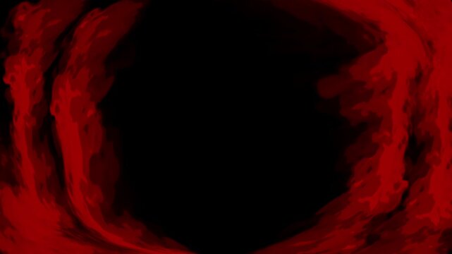 cartoon look fire smoke circle loop effects animation