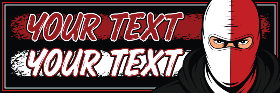 ultras sticker casual hooligan football fans logo vector design