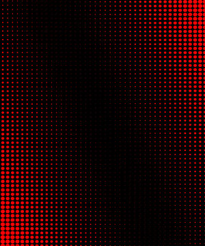 Modern Monochrome Halftone Pattern Featuring Layered Dots with Radial Curved Line Effect