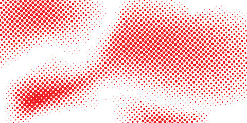 Fototapeta premium Minimalist Dotted Gradient Pattern with Fluid Organic Blobs. vector ilustration