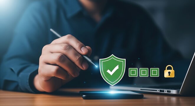 Secure online transaction with verification and encryption