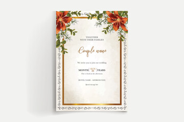 Naklejka premium Save the date wedding invitation templates