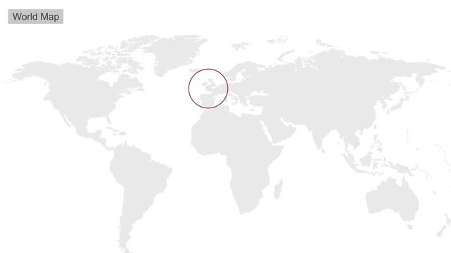 Guernsey Location on Globe for Presentation or Education