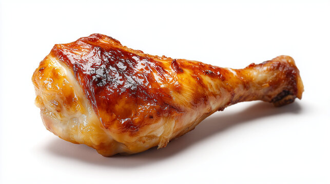 照り焼きソースが艶やかに絡んだジューシーな鶏もも肉の一本焼き