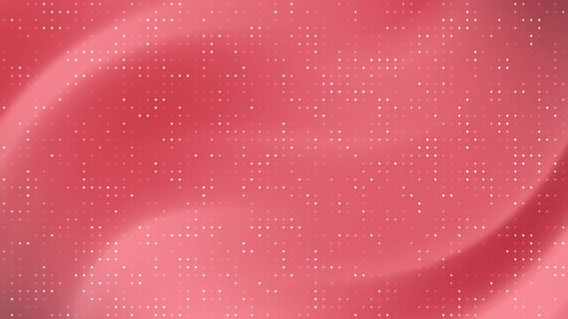 Subtle pale red silk texture with soft light waves and a structured grid of tiny glowing dots for professional presentations