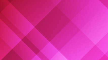 Fototapeta premium Hot pink and magenta abstract background with geometric diagonal square elements and vibrant colors