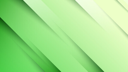 Obraz premium Clean light green background with diagonal layered shadows perfect for eco-friendly and organic concepts