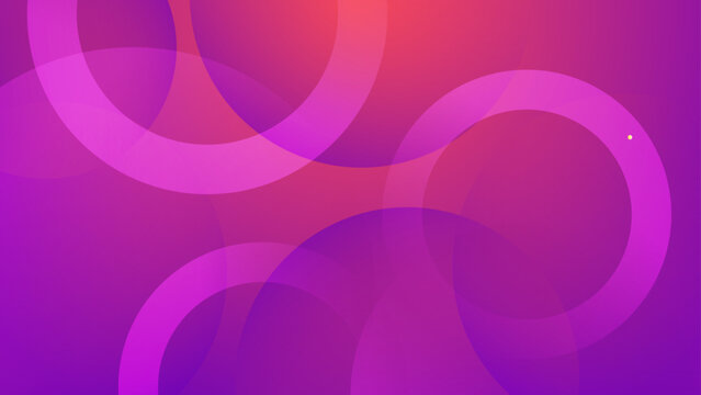 Vibrant purple and magenta gradient background featuring overlapping transparent circles and soft glowing light effects