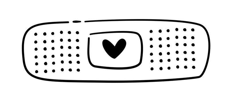 bandaid with heart icon