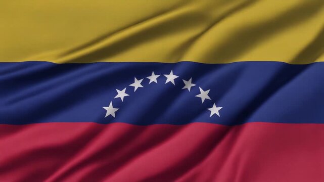 Waving National Flag of Venezuela Generative AI