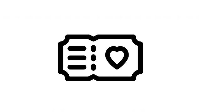 love minimalist stroke animation