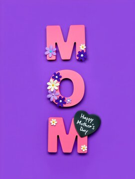 Handcrafted Mother&rsquo;s Day Chalkboard