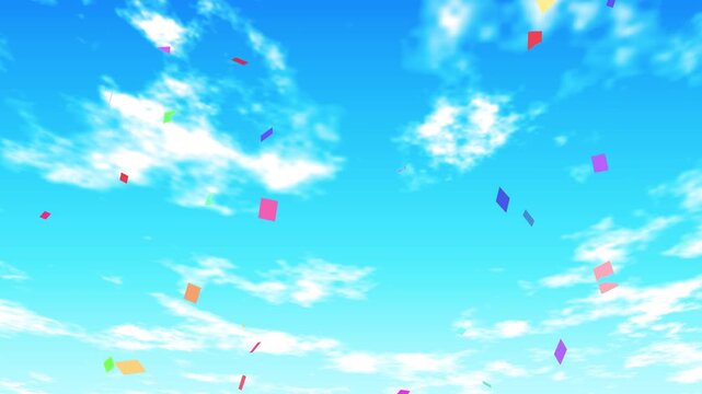 空, 雲, 青, 自然, 日, 乗り切る, 天国, 旋律の美しい, 白, サマータイム, 