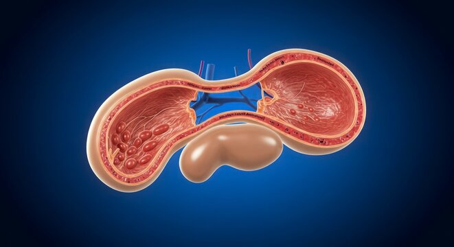 Human Brain Cross Section Anatomy.