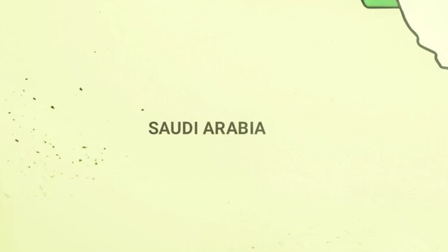 Map showing middle East countries with US military bases. US Military bases in countries. US israel Iran war. Geopolitical tensions and conflict. Stop war. World war. 4k video.